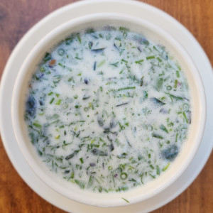 Ayran Aşı Çorbası (Soğuk)