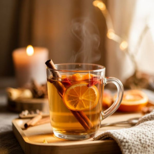 Mandalina taneli çay