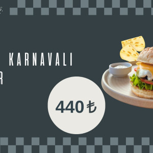 Peynir karnavalı Burger + İçecek