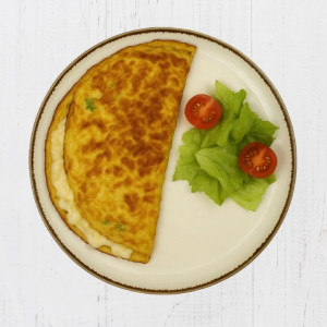 Sucuklu Kaşarlı Omlet