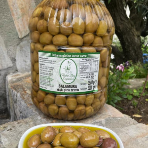 Salamura Yeşil Çizik Domat Zeytin 3,5 kg