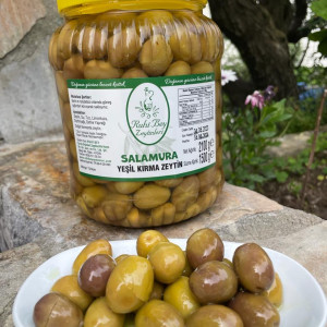 Salamura Yeşil Domat Çizik Zeytin 1,4 kg