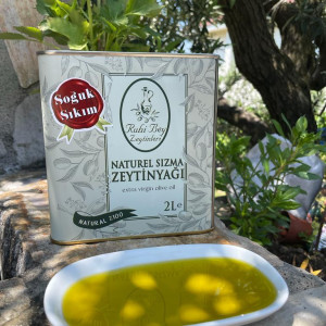 Soğuk Sıkım Natural Sızma Zeytinyağı 0,6 Asit 2 lt