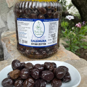 Yeni Sezon Siyah Duble Gemlik Zeytin 1,6 kg