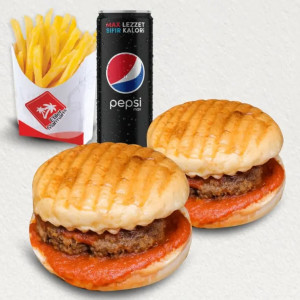 2'li Islak Hamburger Menü