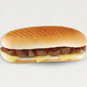 Biftek Kaşarlı Sandviç