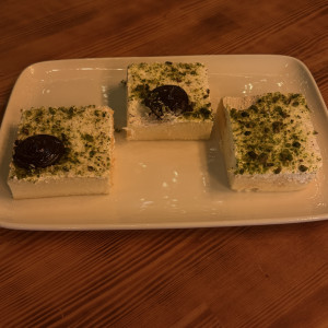 Cake au lait pistache
