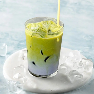 Butterfly Matcha Latte