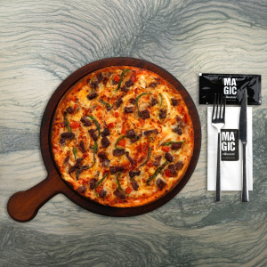Steak Pizza Büyük Boy