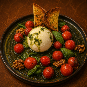 Burrata Peyniri Ekşi Mayalı Ekmek İle