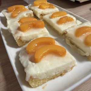 Gâteau à la pêche maison