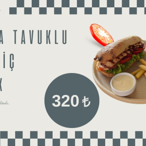 Izgara Tavuk Sandviç + İçecek