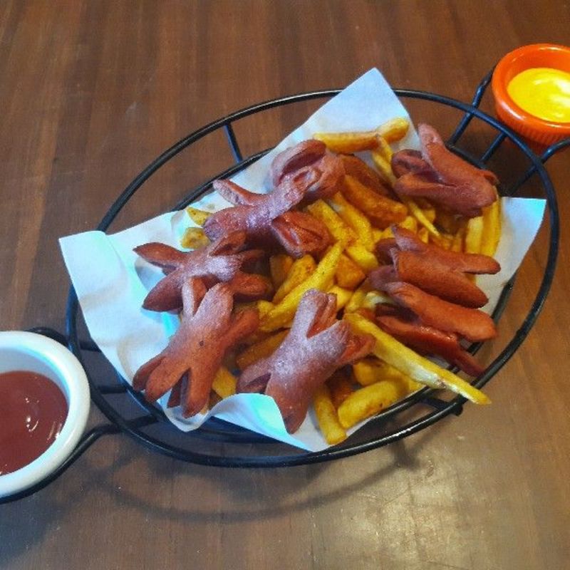 Patatesli Çiçek Sosis