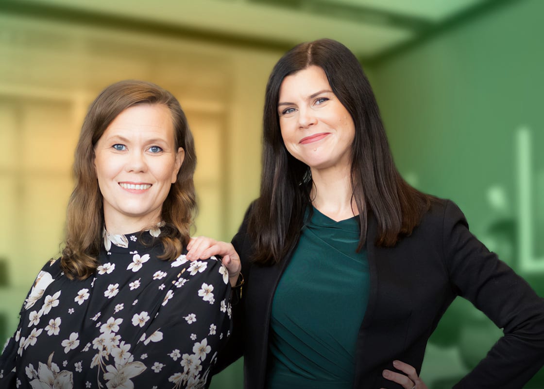 Krista Turunen ja Katariina Tirri