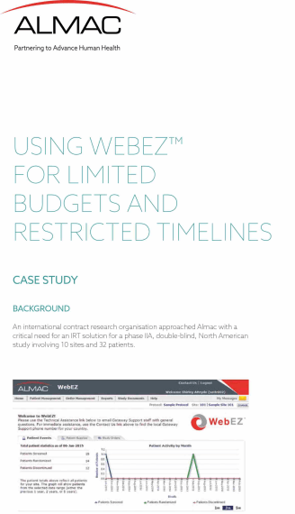 Using WebEZ™ for Limited Budgets and Restricted Timelines