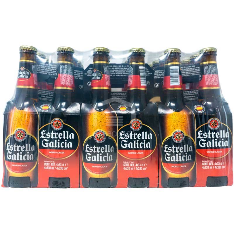 Cerveza Estrella Galicia World Lager 12 Oz Caja 24 Uds Almacen Do