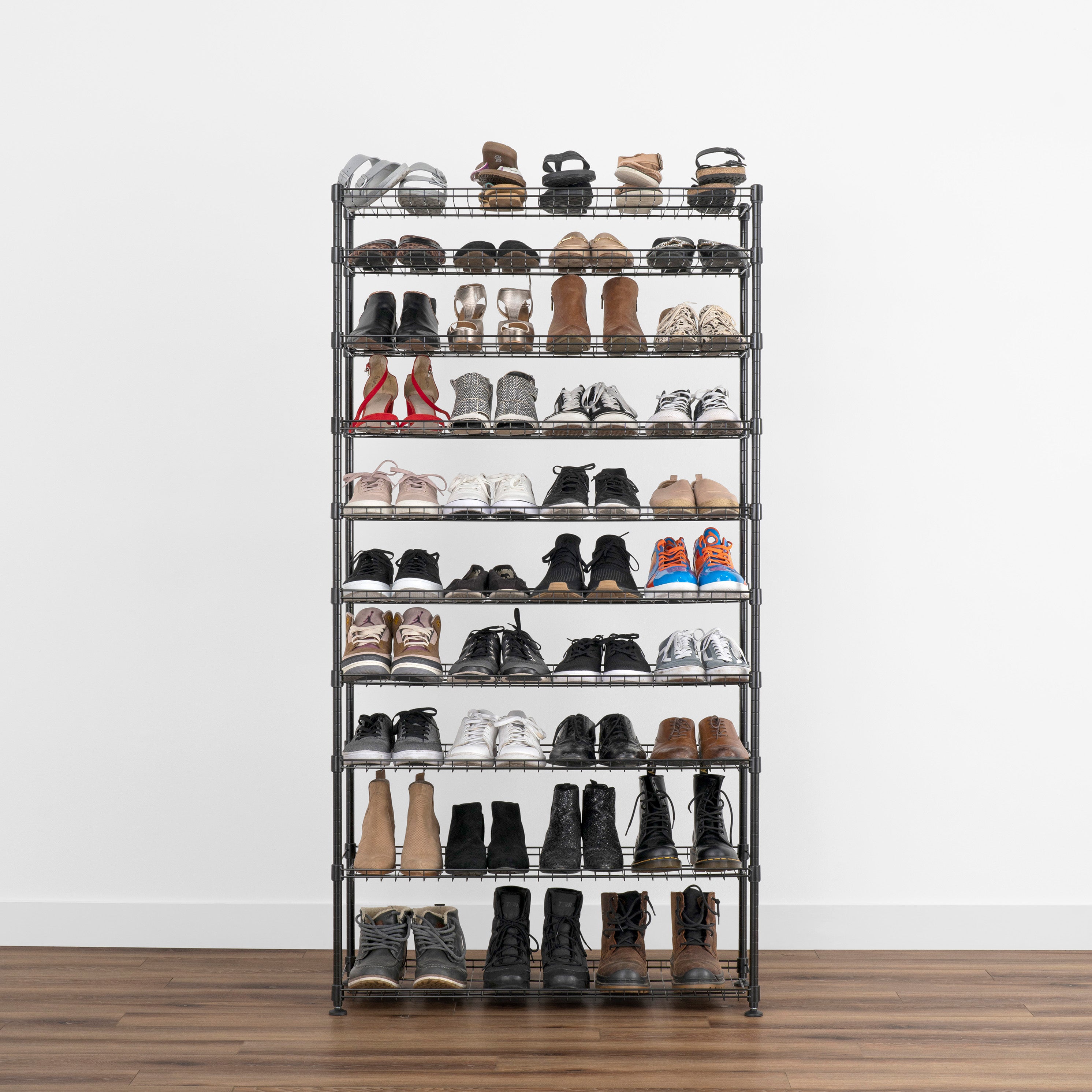 Saferacks 10-tier shoe shelf