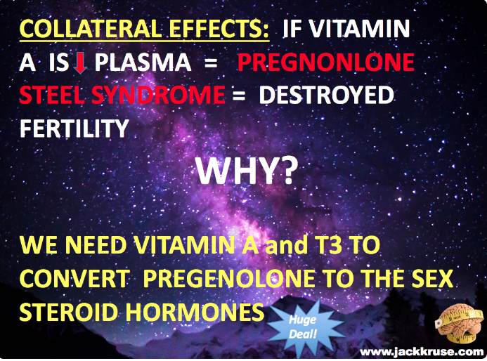 Dr Jack kruse vitamin A and T3 sex steroid hormones pregnenolone fertility jason yun 
