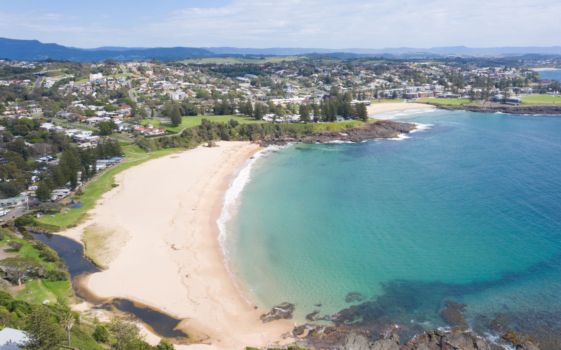 Stunning view of kiama located in Australian South Coast NSW