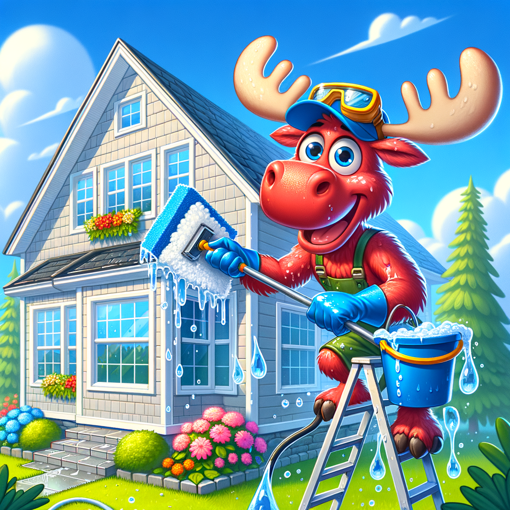 boost your business’s curb appeal with red moose’s expert commercial exterior cleaning in charlotte, moose t exciting transformations your turn charlottebusiness