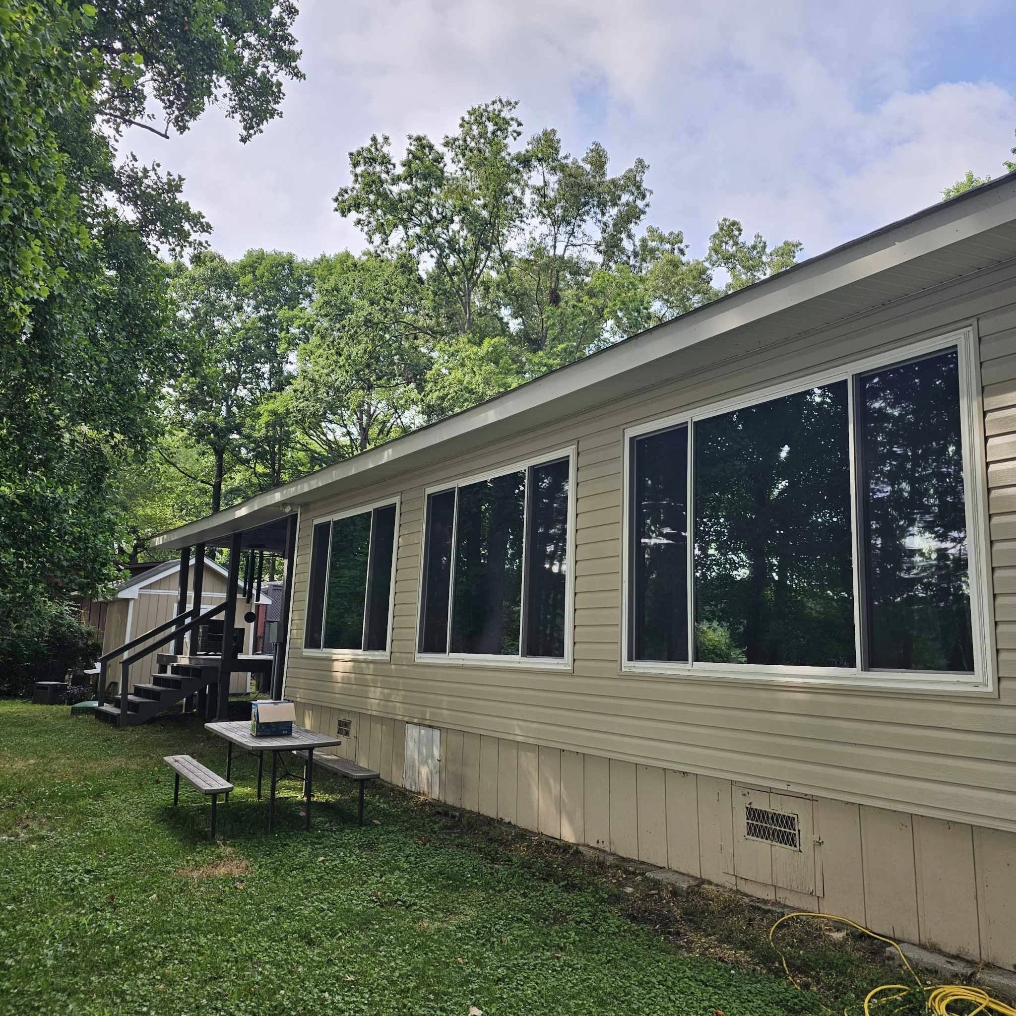 Energy-efficient window tinting by Solar Sentinel reducing cooling costs and enhancing privacy in Chattanooga.
