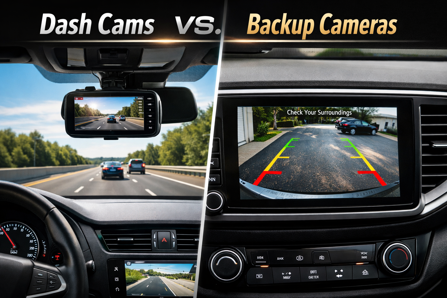 Dash Cams vs. Backup Cameras: Which is More Essential for Your Safety?