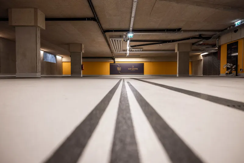 Parking directly at the accommodation