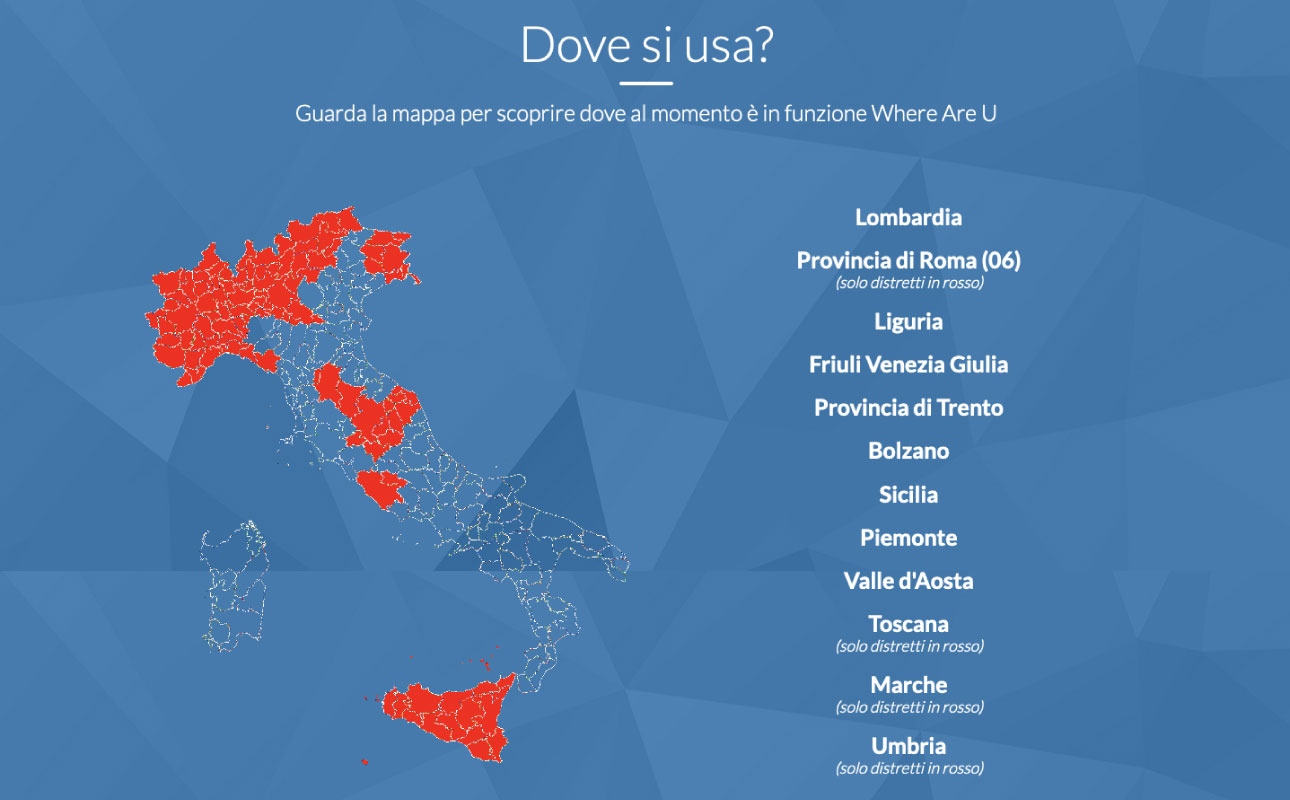 112 Where Are You App Dove si usa?