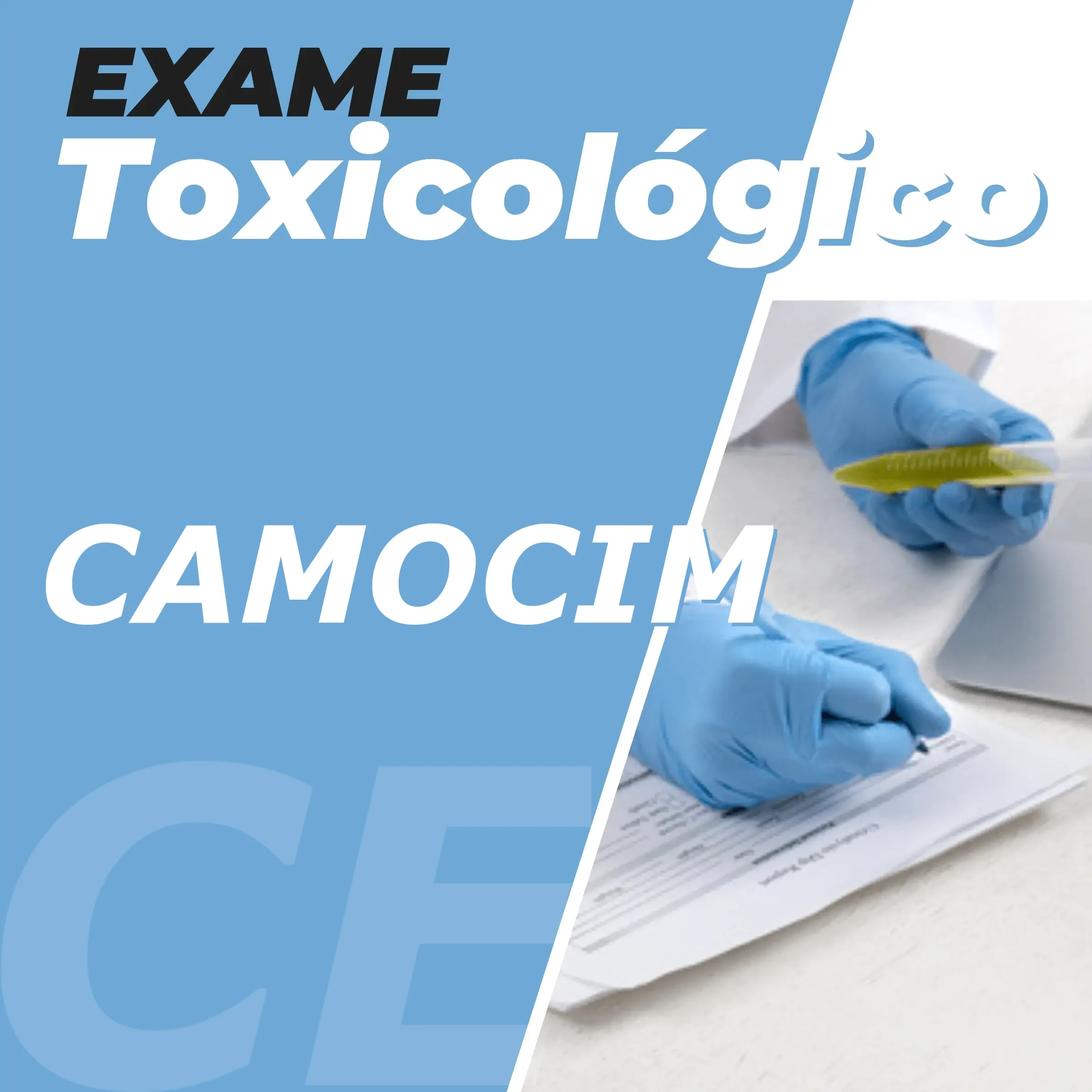 Exame Toxicológico em Camocim / CE