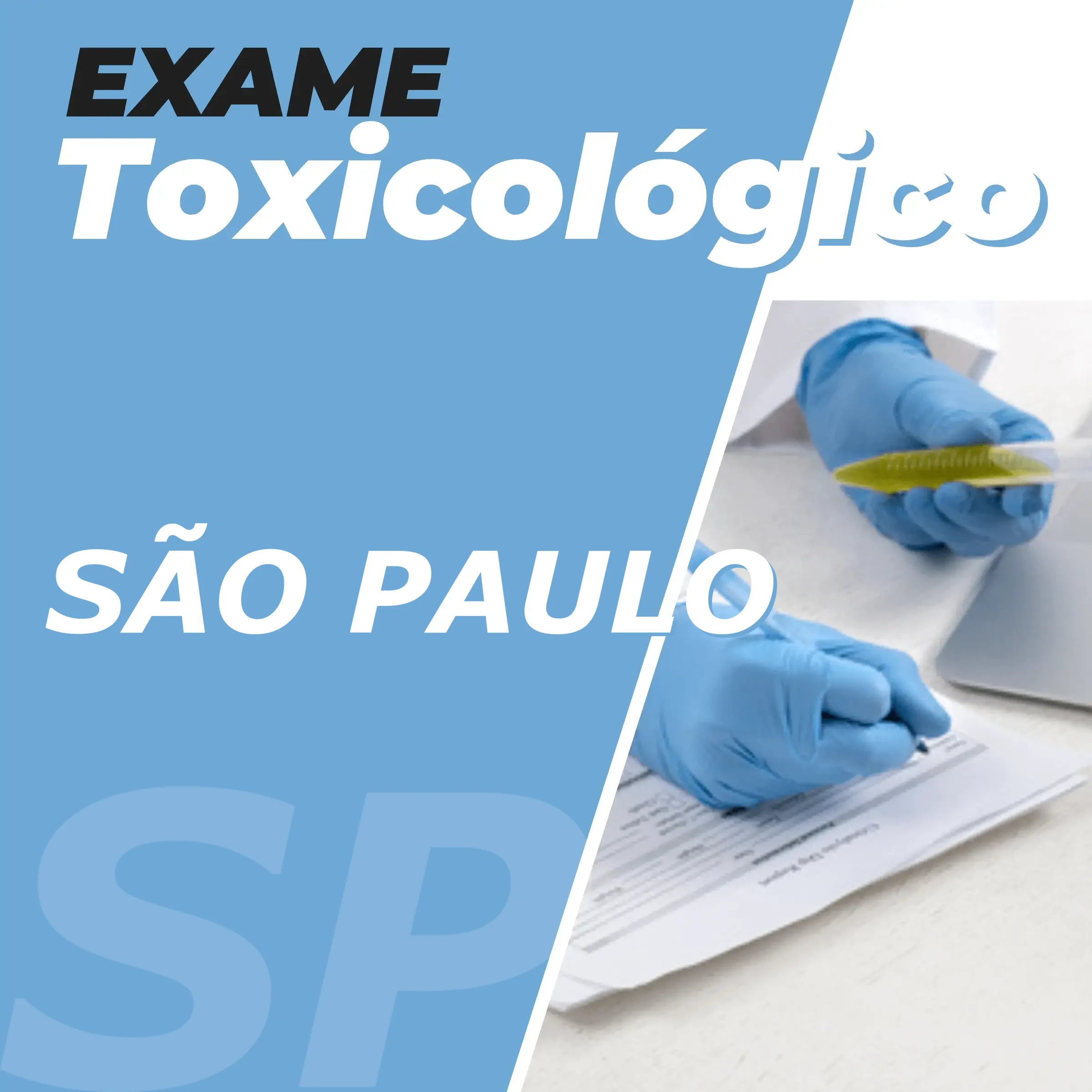 Exame Toxicológico em São Paulo / SP em 2026