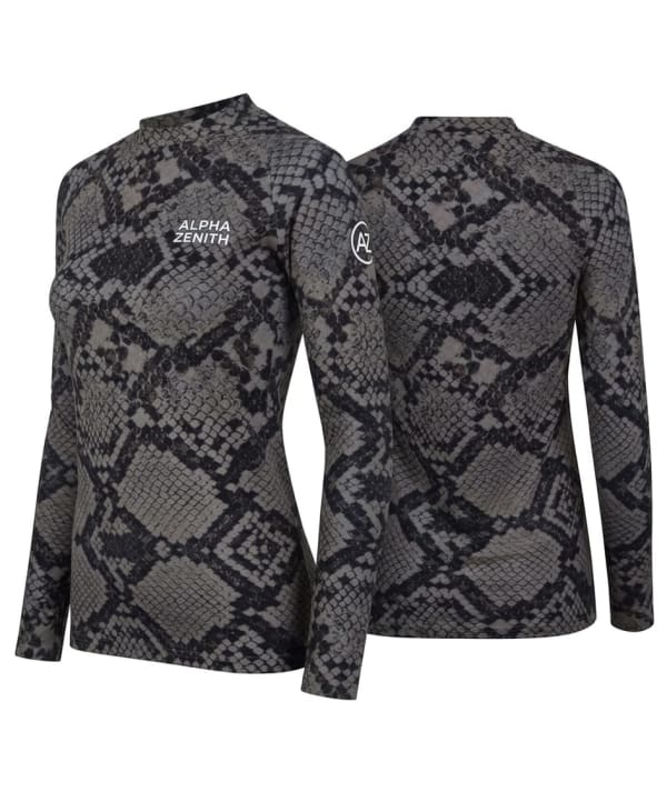 Women’s Long-sleeve Snakeskin Rash Guard