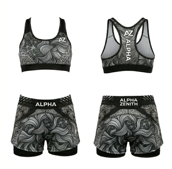Women’s MMA Sports Bra & Fight Shorts Set