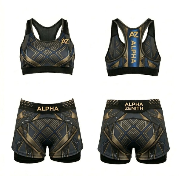 Women’s MMA Sports Bra & Fight Shorts Set