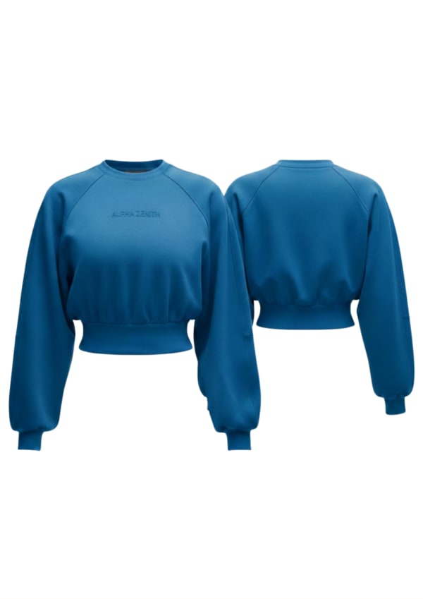 Women’s Cropped Pullover Sweatshirt