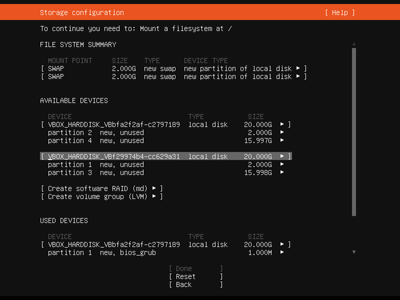 Setup Linux Server Raid 1 Step 23 Screenshot