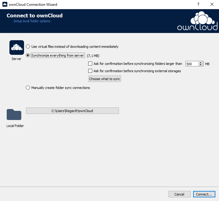 Setup Owncloud 3