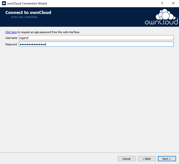 Setup Owncloud 2