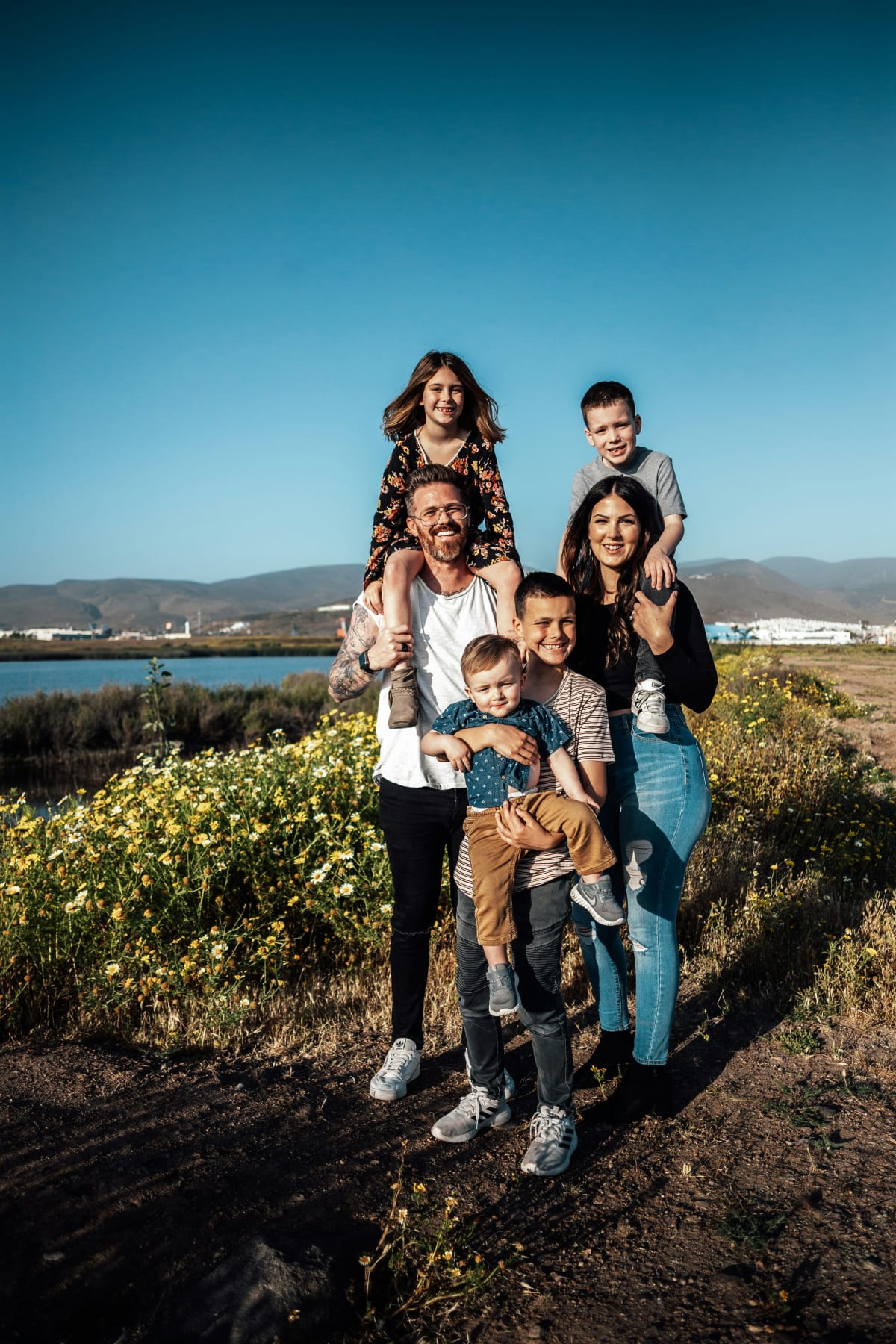 Family portrait session in Santa Monica