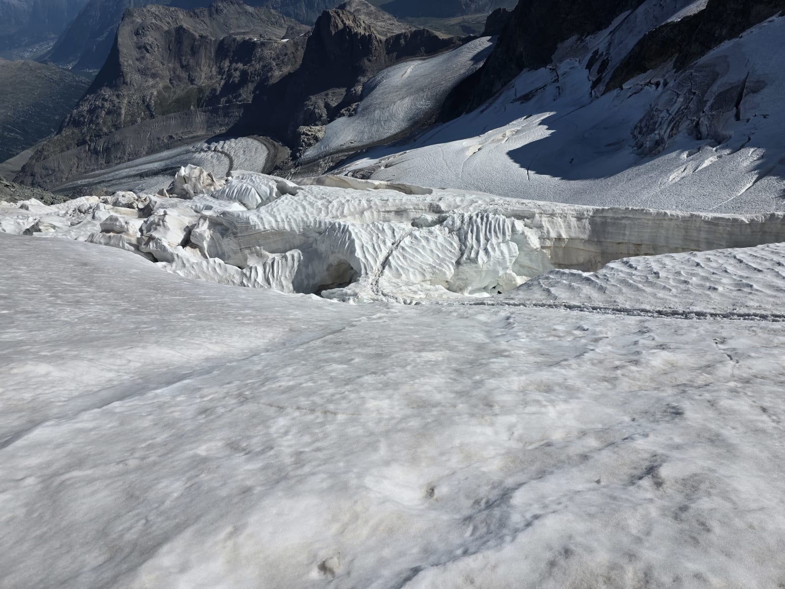 Piz Palue Gebietsverhältnisse 03.08.2026 von Christoph Blumrich