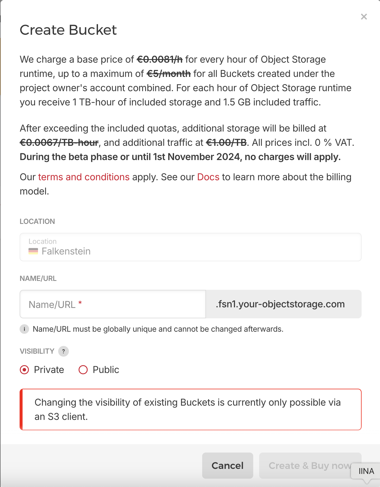 Hetzner开放S3对象存储测试