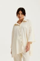 Camisa Cannes Lino Natural