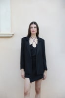 SACO LINO | item 149 negro