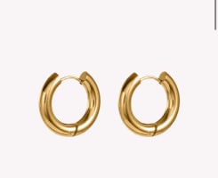 Argollas Hoops N° 1 Oro