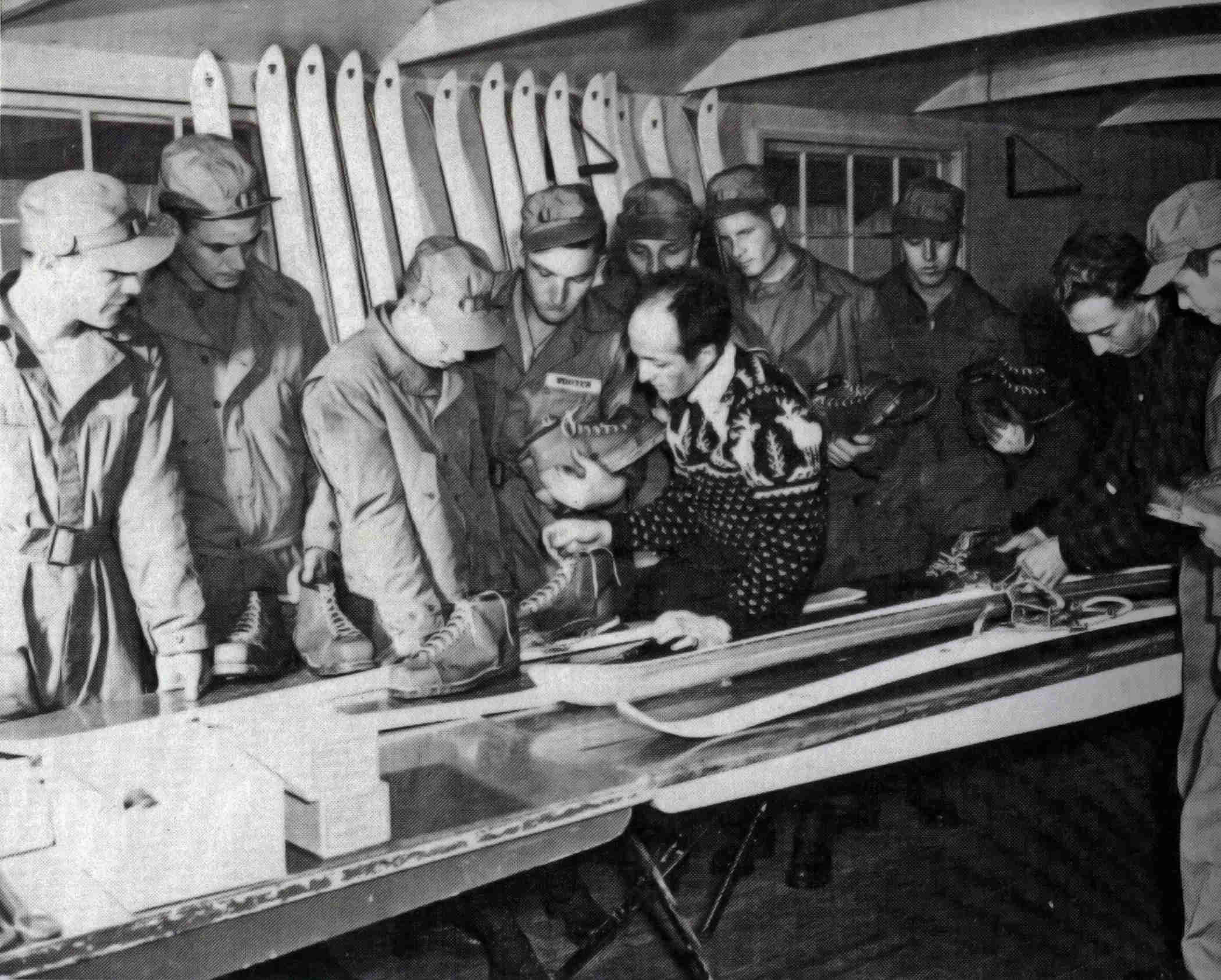 Dick Durrance and the paratroopers