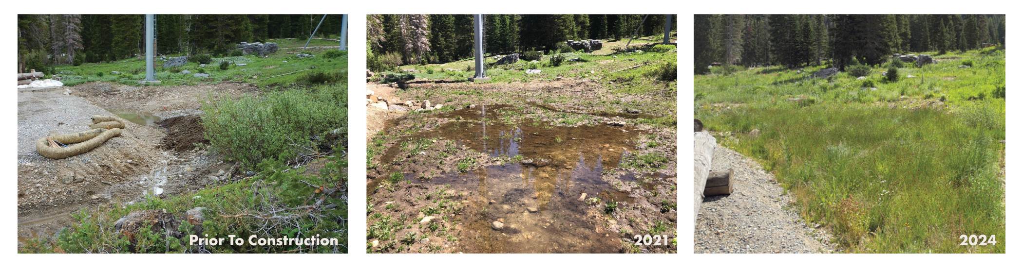 Bend lot project before, during and after