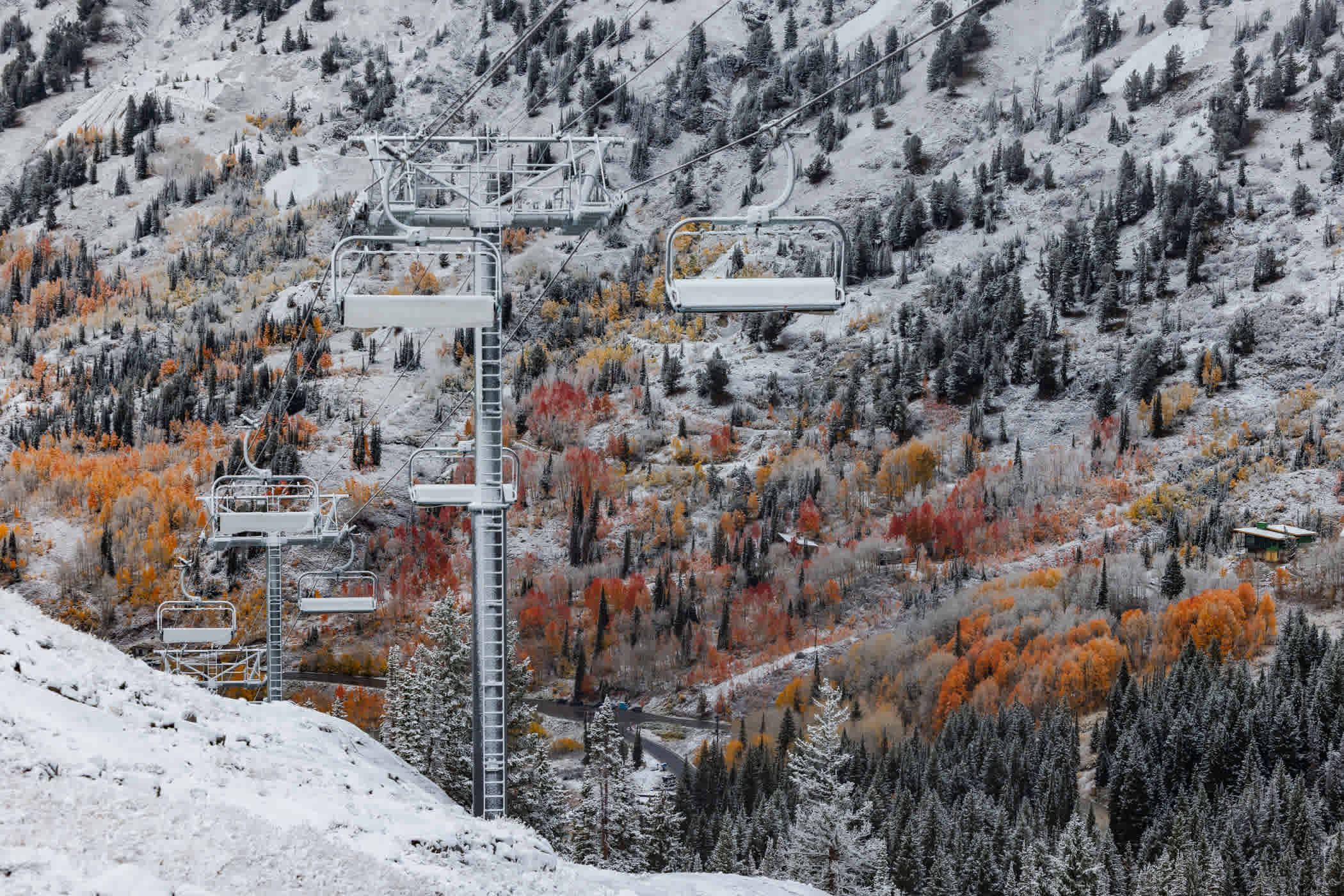 October 4th: First snowfall of the season | Photo: Rocko Menzyk
