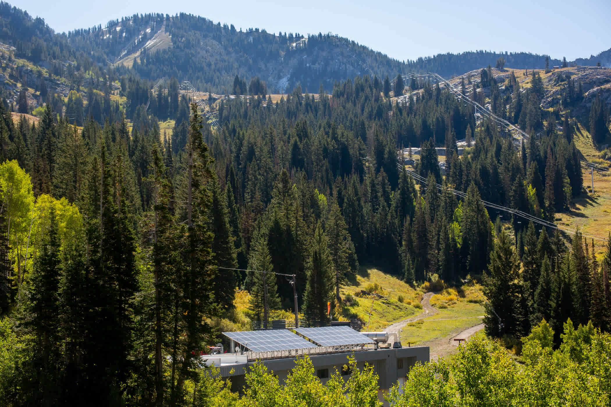 Solar panels at Alta Ski Area