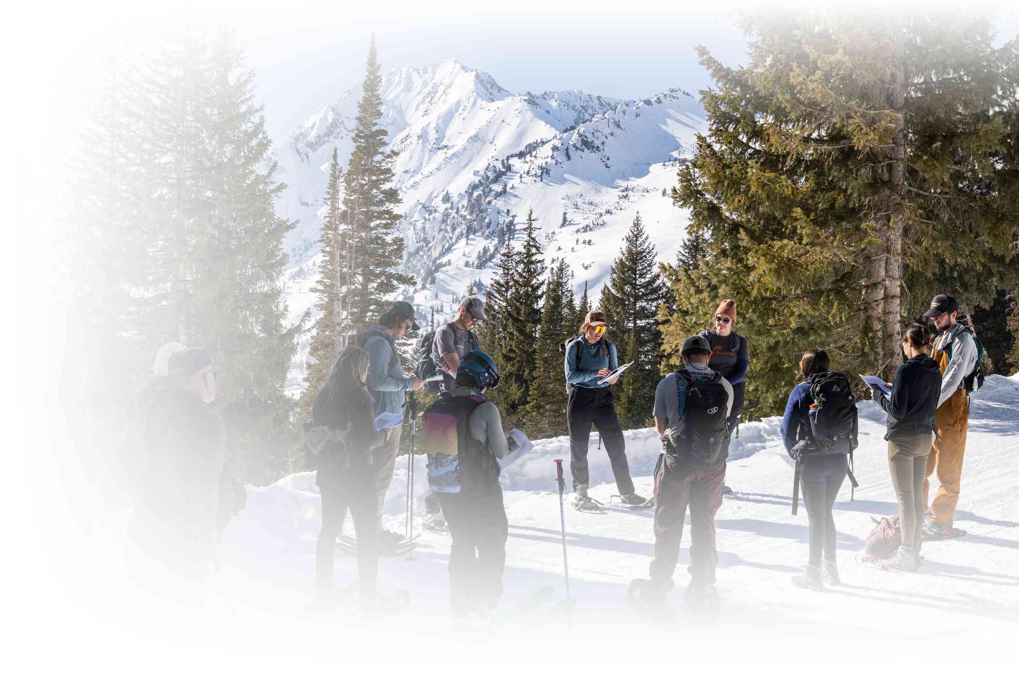 Journey Through Historical Snowscapes snowshoe event with UCSS