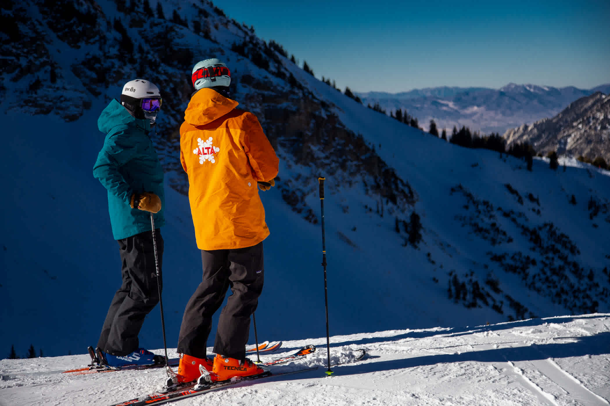 Instruction from the Alf Engen Ski School at Alta Ski Area