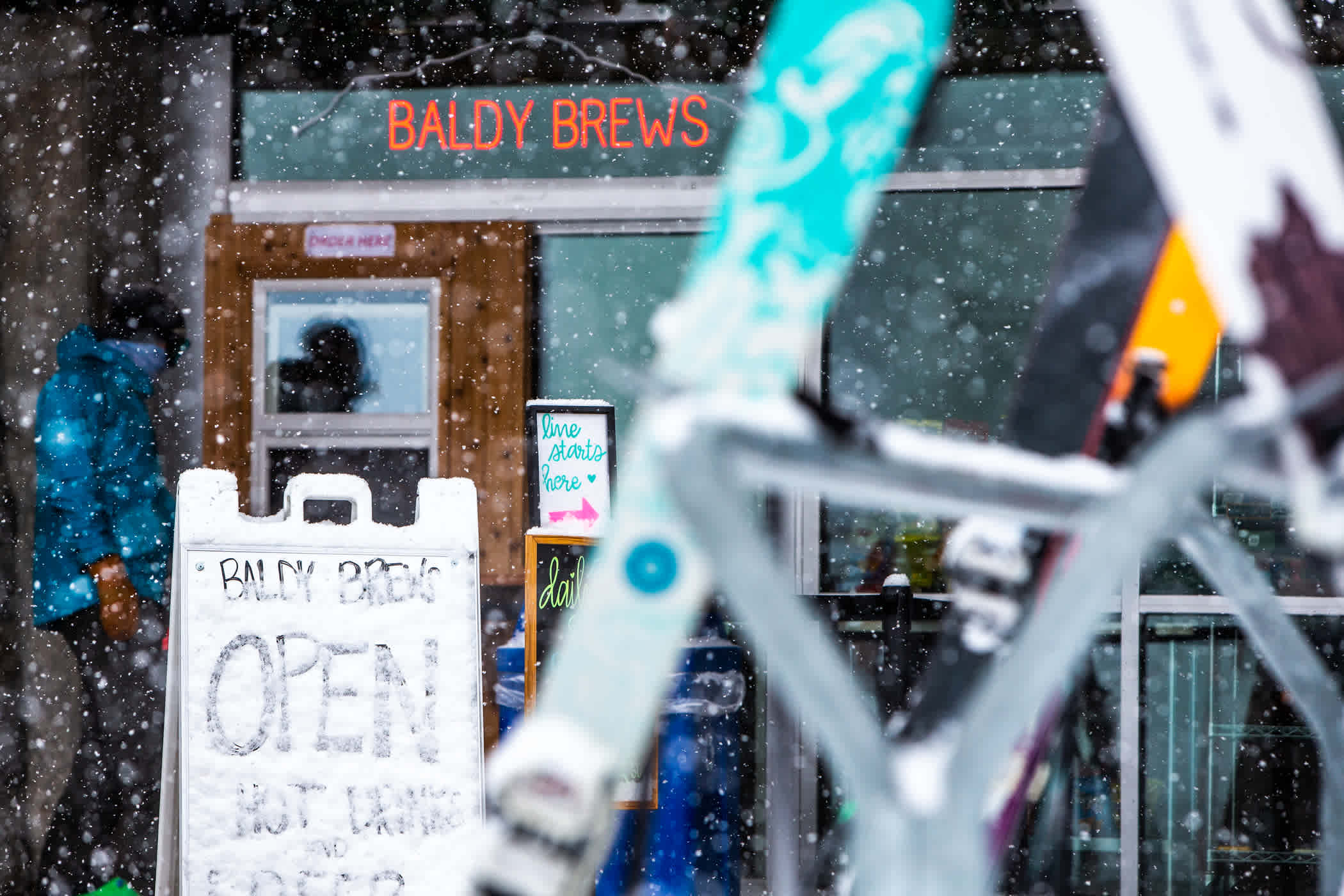 Baldy Brews in the Watson Shelter